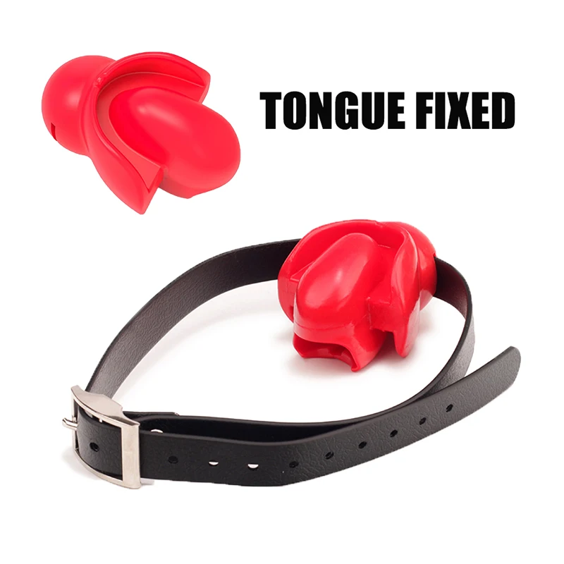 Sexual Mouth Gag Tongue Fixed Silicone Oral Gag Water Ballon Adult Game SM Bondage Slave Erotic Control Sex Toys for Couple