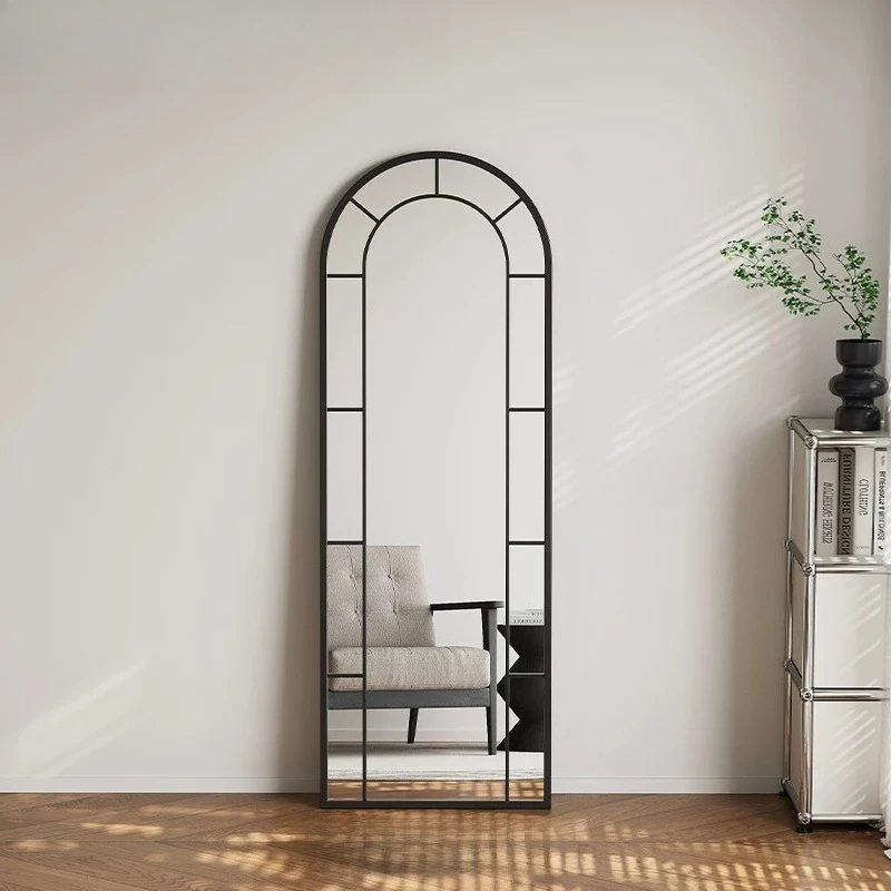 Funky Floor Mirror Long Items Decoration Full Body Makeup Nordic Accessories Mirror Aesthetic Bedroom Espelhos Home Decorations