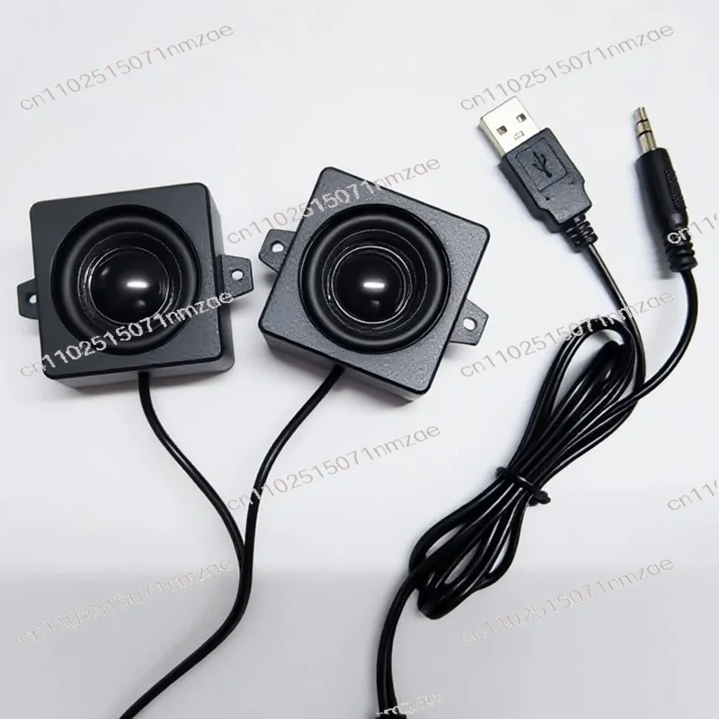 Adhesive Monitor External Desktop Computer Speaker Surround Hidden Mini DIY Desktop Speaker