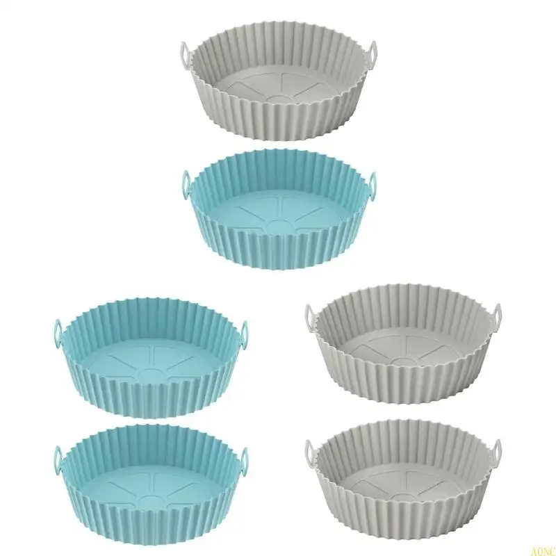 A0NC 2PCS耐熱性シリコンポットエアフライヤーオーブンベーキングトレイの交換