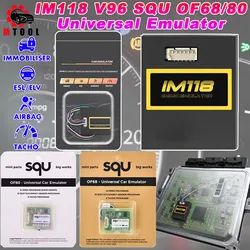 Inmovilizador IM118 V96 SQU OF68 OF80 IMMO Off Emulador (K-LINE/ CANBUS CAR ) PK OF96 Sensor de ocupación de asiento Tacho Airbag Emulador