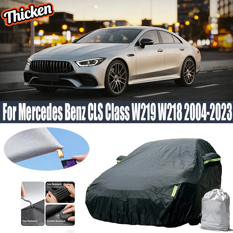 

For Mercedes Benz CLS Class W219 W218 2004-2023 Car cover, wear-resistant and durable Anti-aging and anti-fading Compact Storage