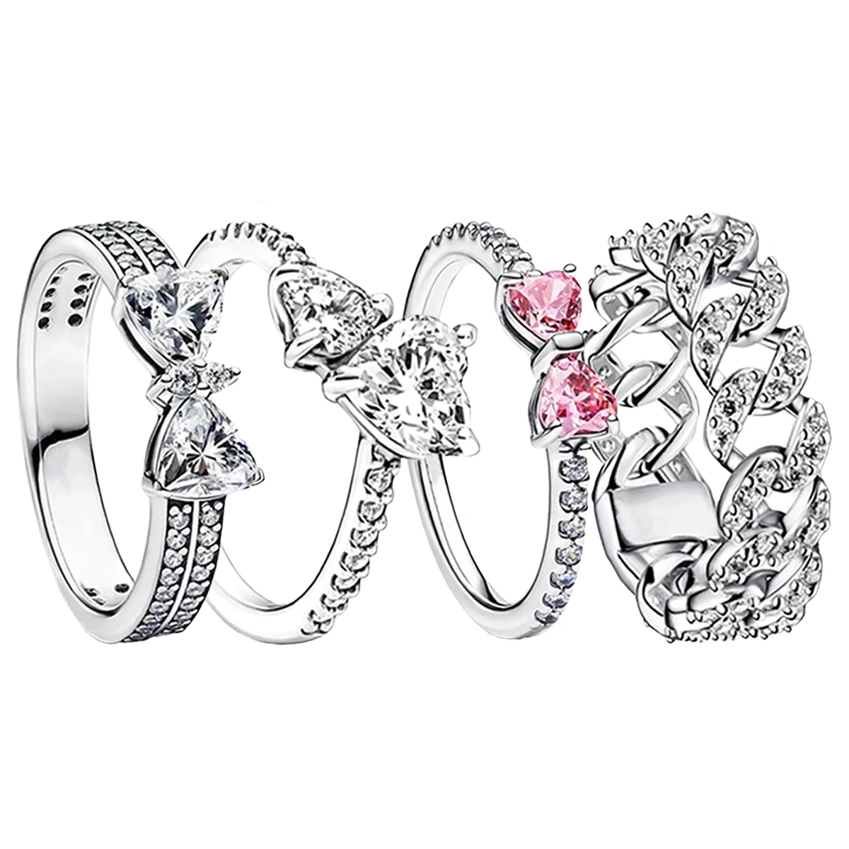 

New Sun Moon Love Gemstone Fashion 925 Sterling Silver Ring Fit Birthday Gift Valentine's Day Limited Edition Women Jewelry