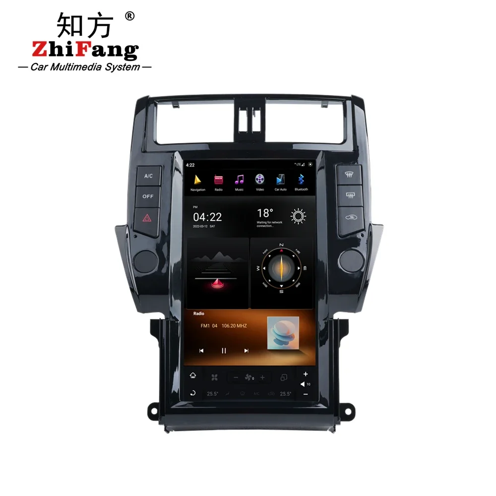 

Android 11.0 Car Multimedia Player Headunit GPS Radio Carplay for Prado150 2010-2013 360 cameras high level