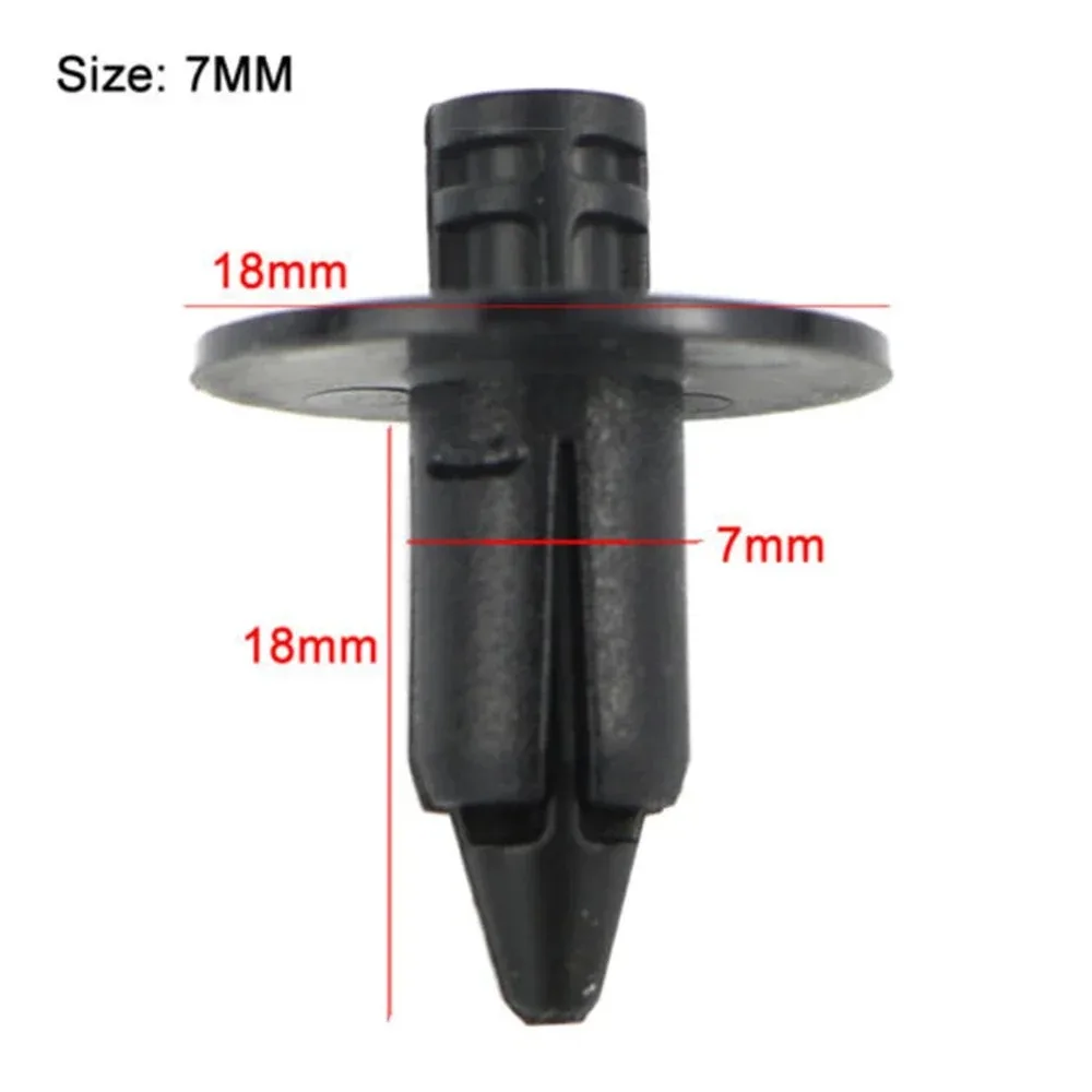 6/7/8mm Plastic Fairing Clips Universal Motorcycle Push Pin Rivets 20pcs Used For Motorbike Accessories Care