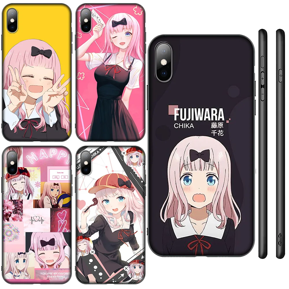 H-67 Fujiwara Chika Girl Anime New Phone Case for Xiaomi Redmi 13 12C 12 10C 10 9C S2 10 9T 10A 9C 9A 9 8A 8 7A 7 6A 6 Pro NFC