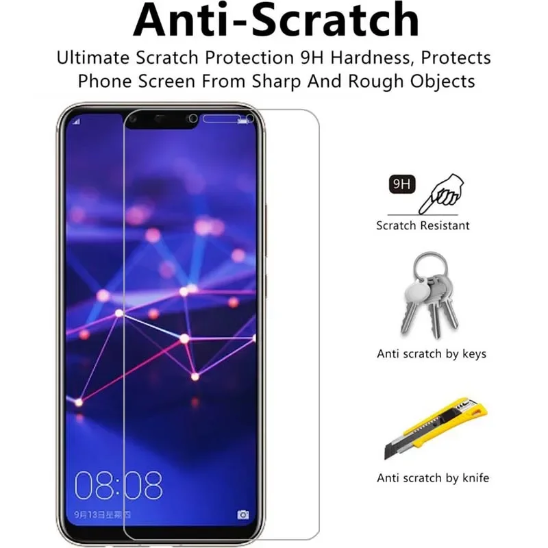 غطاء حماية من الزجاج المقسى لهاتف هواوي ميت 20 لايت 10 برو على حقيبة هواوي ميت 10 ميت 20 لايت 20 لايت 10 برو #3