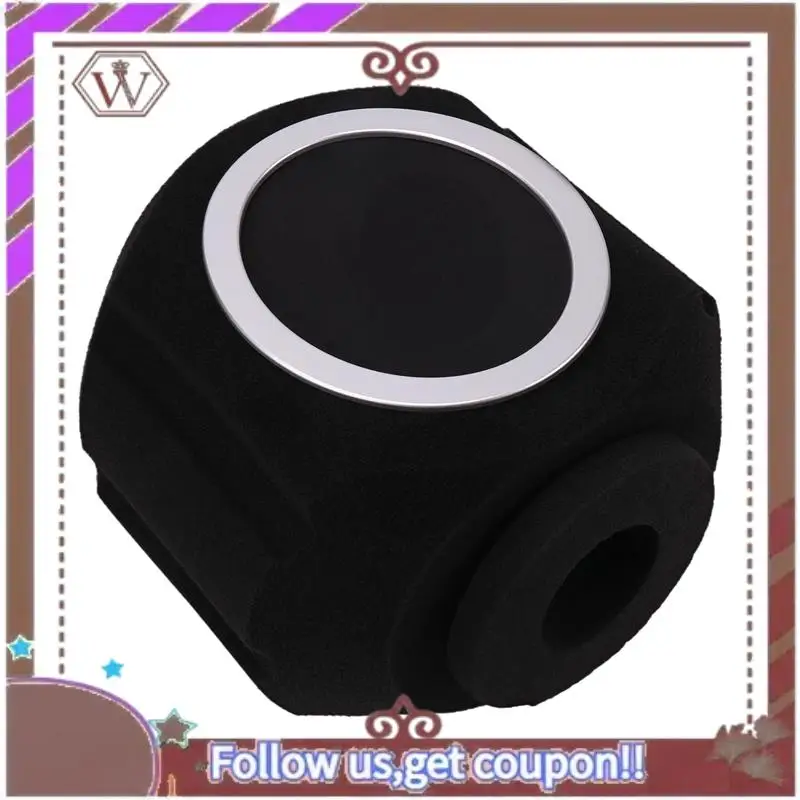 ABBG-C5 Universal Studio Mic Screen Live Recording Microphone Anti-Interference Noise Reduction Wind Screen