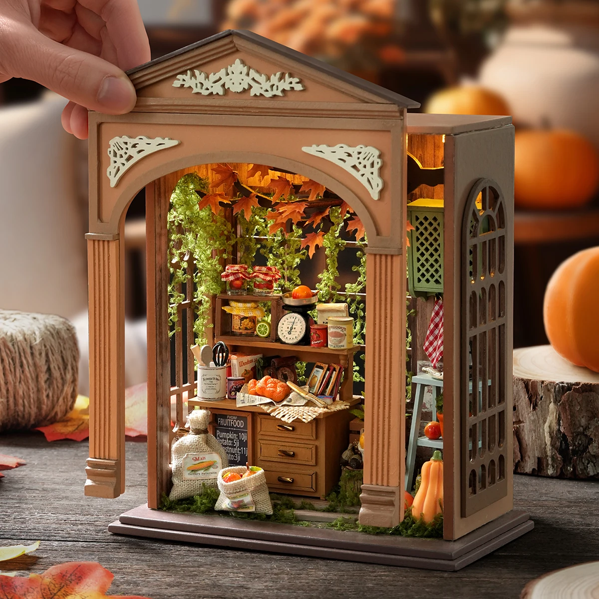 

Miniature dollhouse kit, 3D puzzle assembly building model DIY handmade toys, bedroom decoration wooden crafts birthday gifts