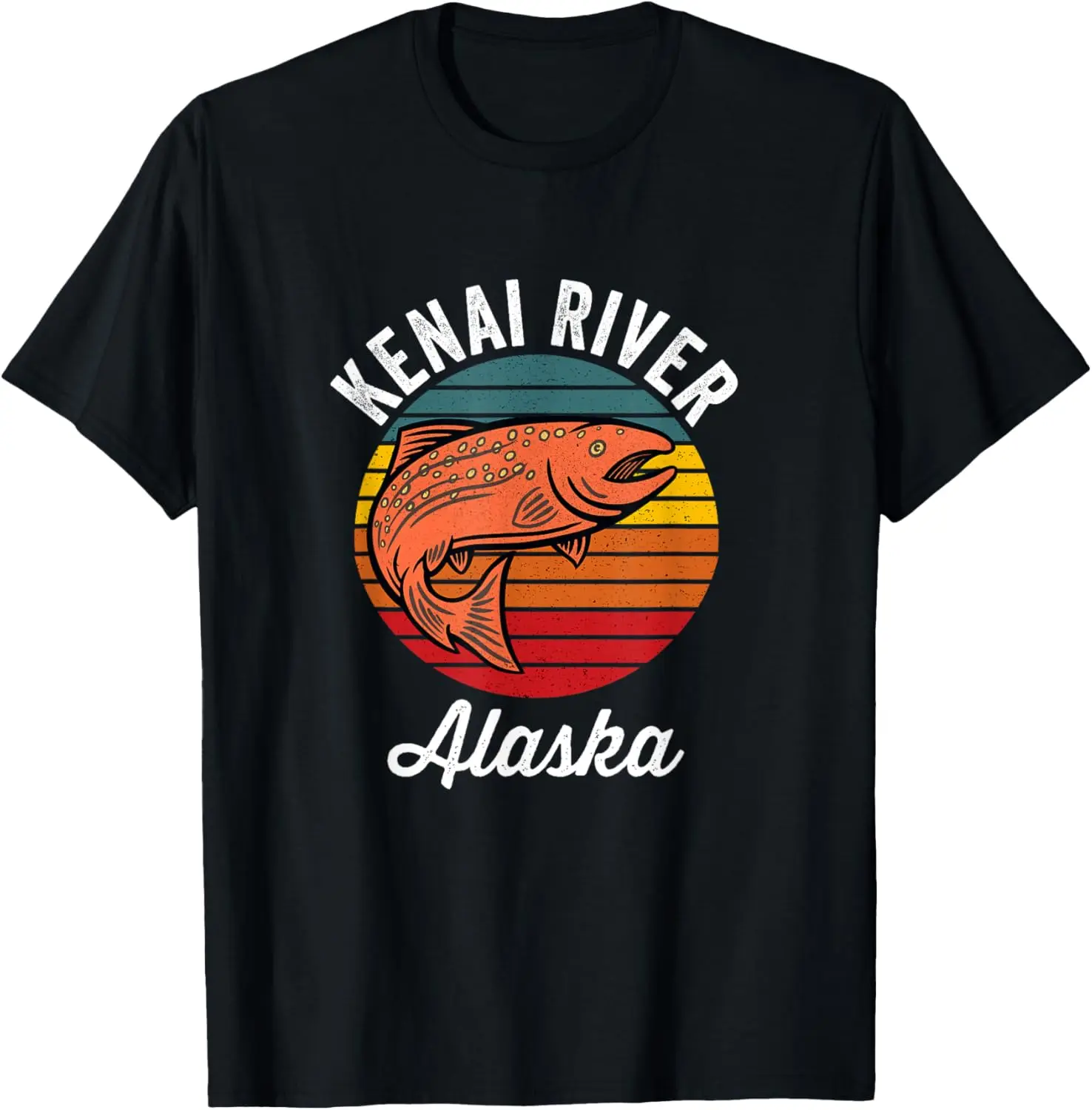 

Kenai River Alaska Salmon Fishing T-Shirt