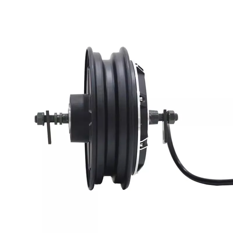 محرك محور 10 بوصة 1500-4000 وات قاعة مزدوجة، طبل/فرامل قرصية لمجموعة تحويل سكوتر الدراجة الإلكترونية، تمديد المدى - عزم دوران عالي