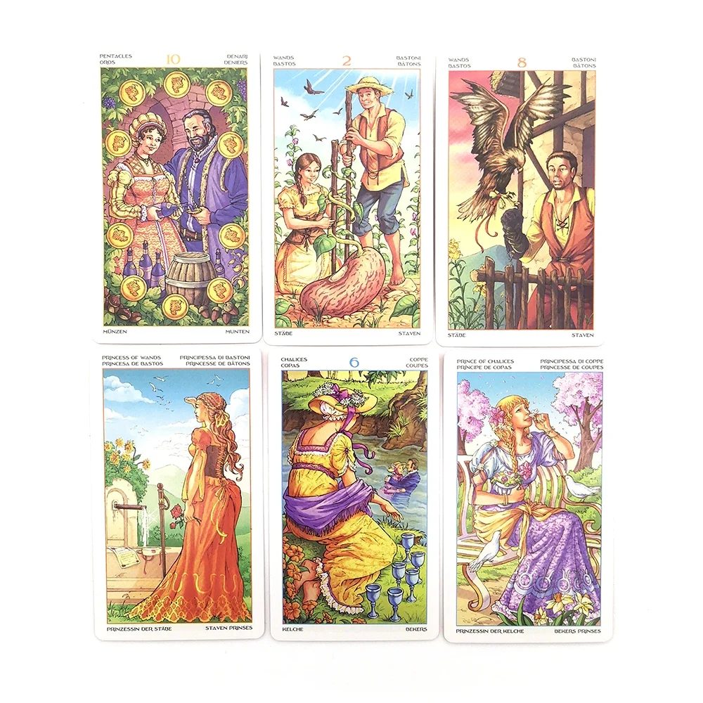 The Most popular Tarot Deck 78 Cards  Affectional Divination Fate Game Deck English Version  Palying Cards For Party Game 2021GO