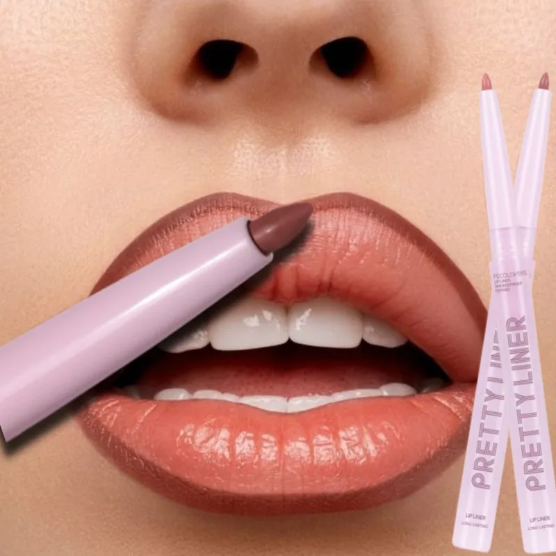 مقاوم للماء ماتي الشفاه تلوين مثير الشفاه الكنتوري قلم تحديد الشفاه الوردي قلم أحمر الشفاه لينة ضباب تلميح قلم تحديد الشفاه مخطط تينت مستحضرات التجميل