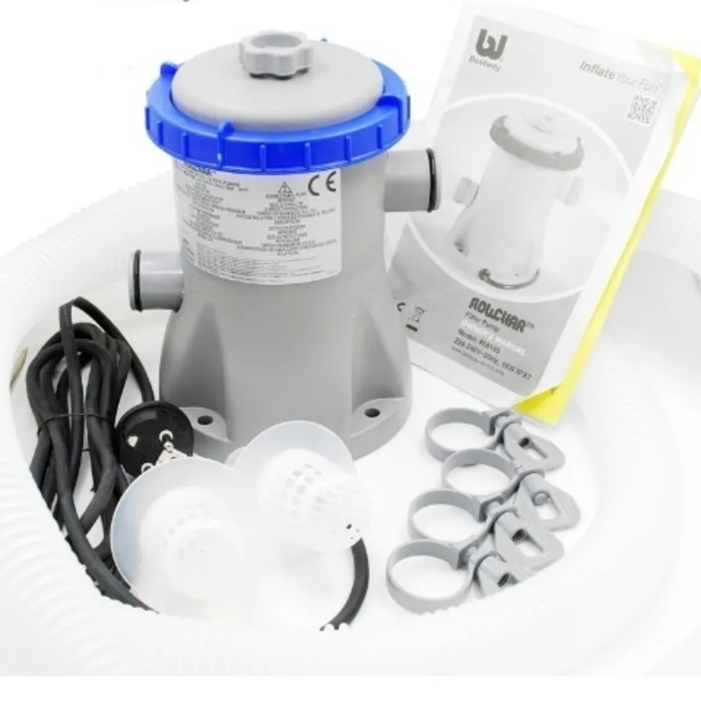 China Specification 330 Gal/Hour Flow clear Filter Pump For 1100-8300L Pool Water Circulating Pump