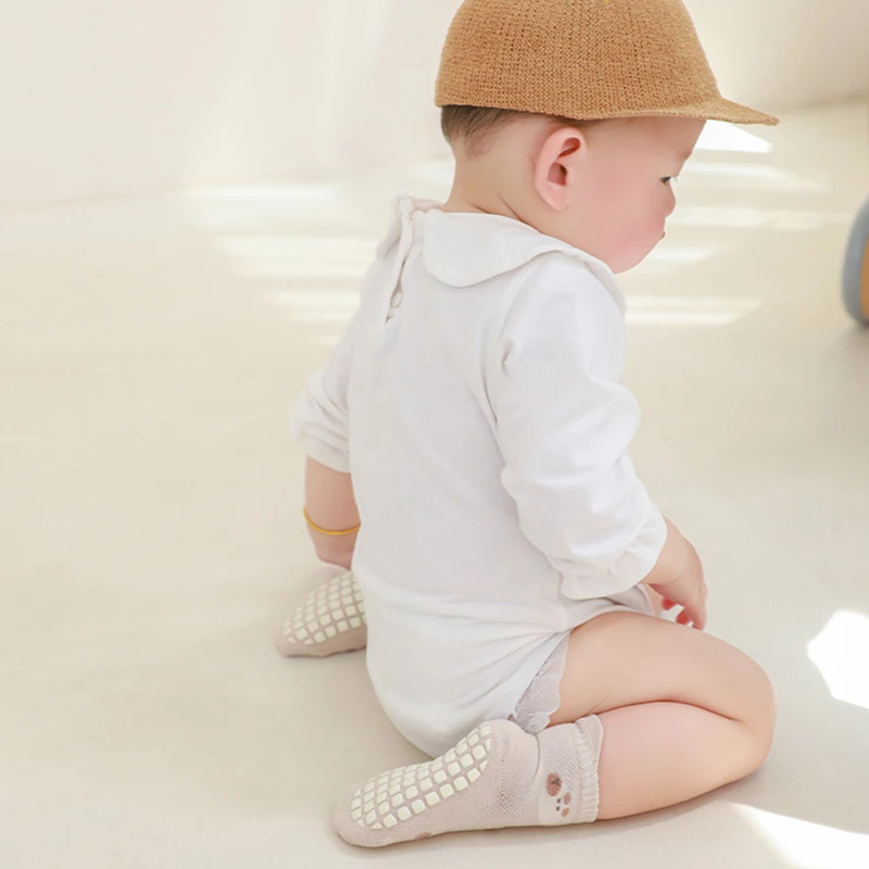 Summer New Antiskid Mesh Mid Baby Socks Newborn Toddler Cotton Knitted Floor Sock For Infant Boys Girls Soft Boneless Sock 0-5Y