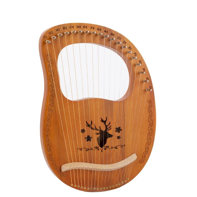 

Hot Sale Lyre Harp 19 Strings Mahogany Wood for Beginner China Manufacture Good for Sale