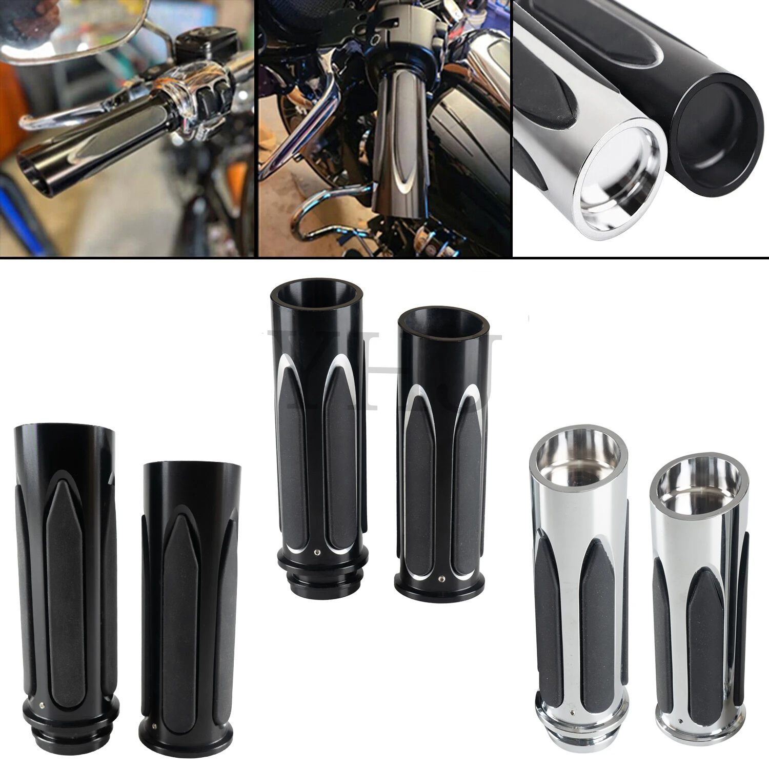 

1" 25 mm Handle Grips Electronic Throttle HandleBar Hand Grips For Harley Motorcycle Touring Road Glide Softail Fat Bob Fat Boy