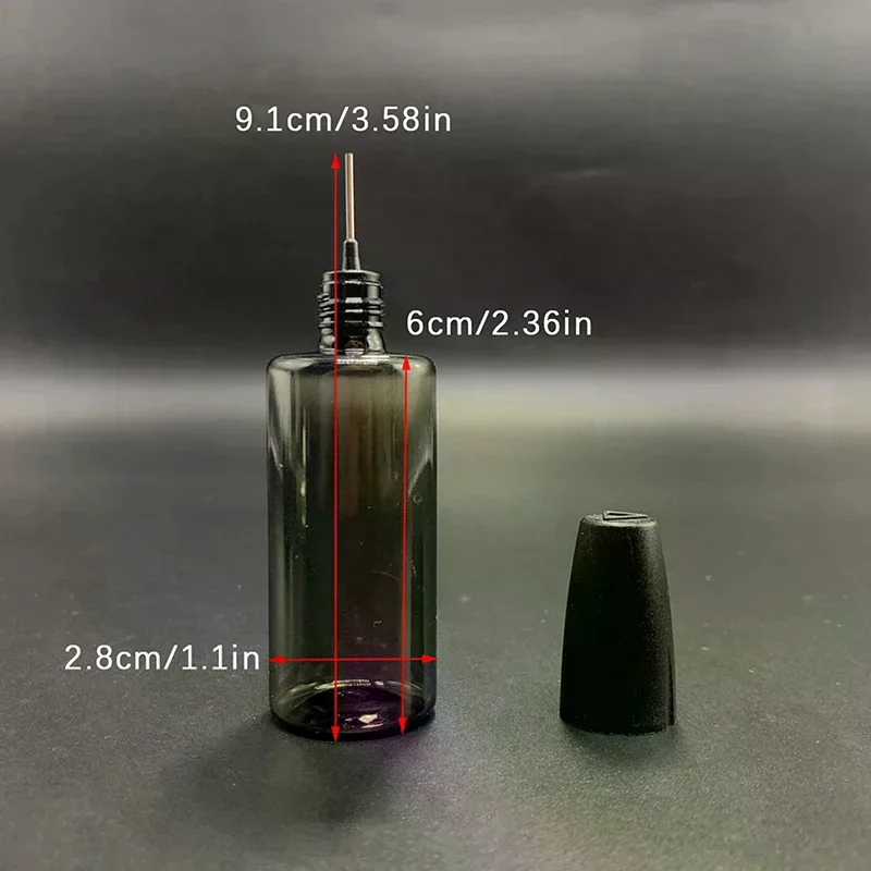 1 قطعة 30 مللي PET قارورة واضحة مع إبرة رقيقة طويلة تلميح زجاجة قطارة ل Vape التدخين النفط اكسسوارات السائل جرة #5