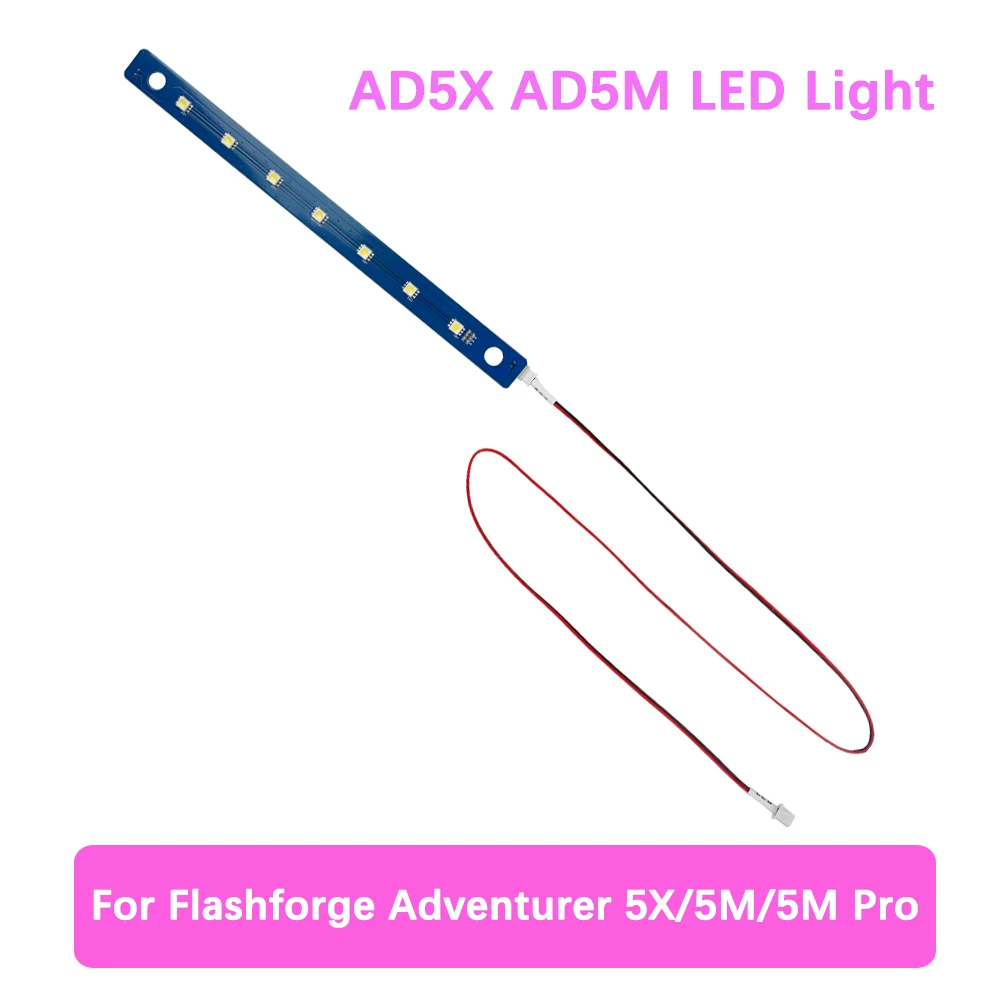Led 24V Light Bar For Flashforge Adventurer 5X/5M/5M Pro AD5X AD5M LED Light Strips Bright 3D Printer Parts