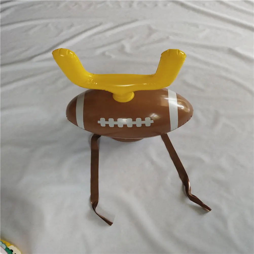 

Inflatable Ring Toss Game Creative Headdress Fun Tossing Game for Kids Adults Indoor Outdoor Educational Plaything
