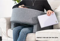 1 Pc Soft Reading Pillow, Arm Rest Lap Desk Pillow for Gaming,Working, Sitting in Floor Sofa,with Removable and Washable Cover 20