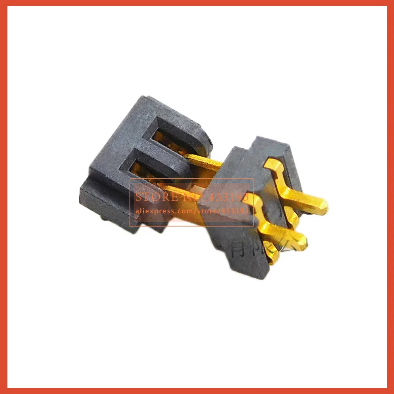 10 50PCS Micro 2P Laptop Battery Connector 2Pin Inner hold clip contact pitch 2.0MM Male and Female plug NEW