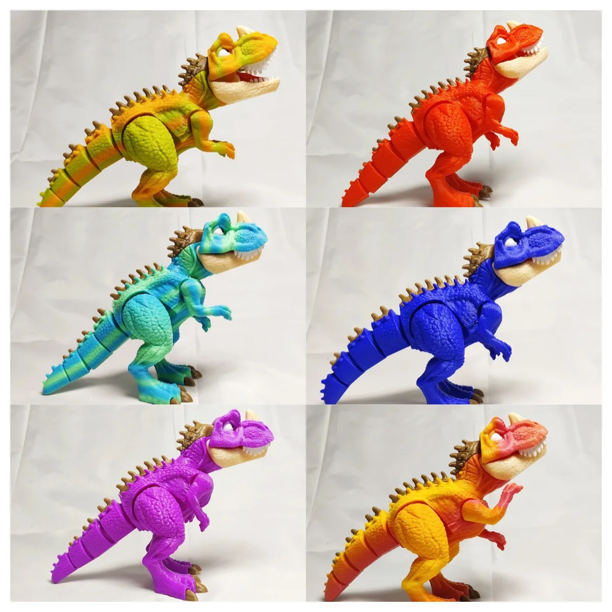 

Multi-color Horned Nose Dragon Model Ornament 3D Printing Decoration Toy Crafts Movable Articulated Desktop Ornament Toy Gifts