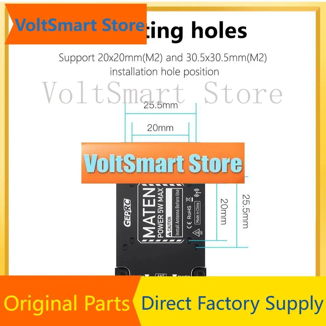 VoltSGEPRC Video Transmitter 1.2G 5W VTX PRO 5000mW Long Range Flight RC Tramp VTX For DIY RC FPV Quadcopter Freestyle Drone Par