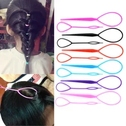 Pinza para cabello para hacer peinados para mujer, palo serpenteado para hacer moños, herramientas de trenzado de cabello DIY, accesorios para cabello trenzado DIY