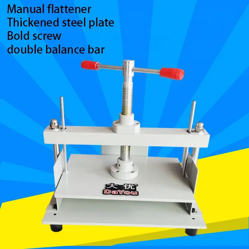 A4 A3 manual flattening machine account book voucher bill book office financial advertising flattening machine