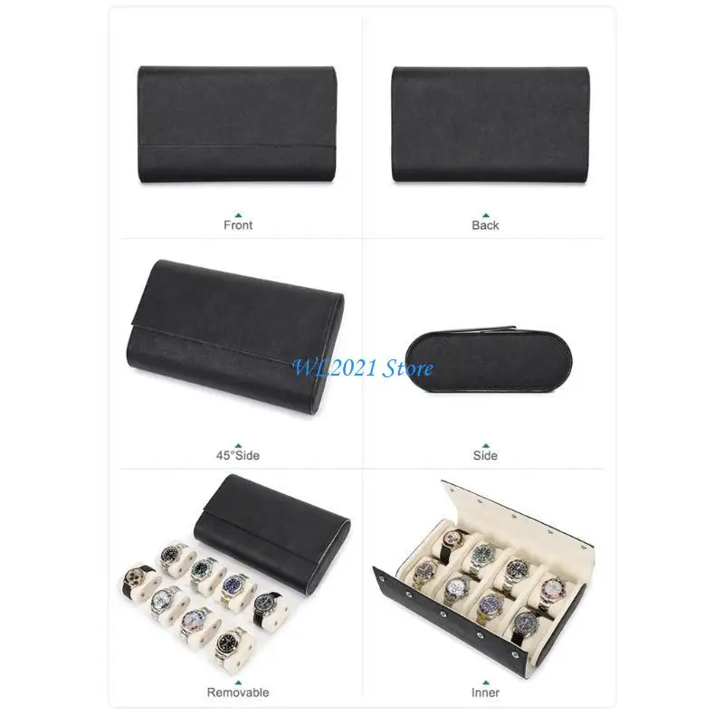 

G5GC Watch Holder Keep Your Watches Safe and Organized Roll Watch Case
