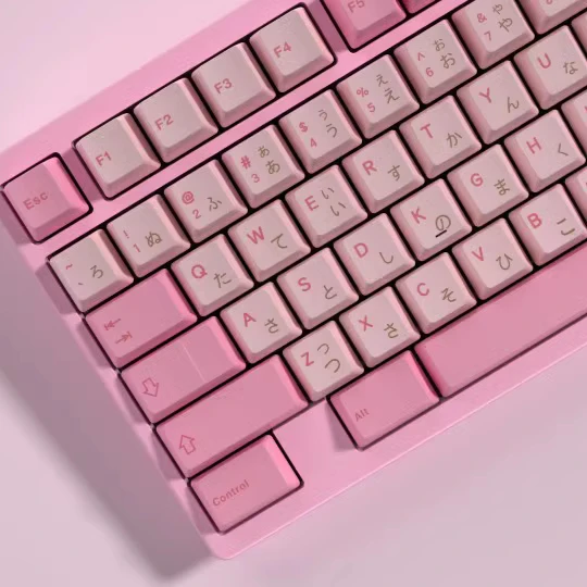 

Keycap 143 keys full set of original factory highly upgraded customized pink male and female favorite
