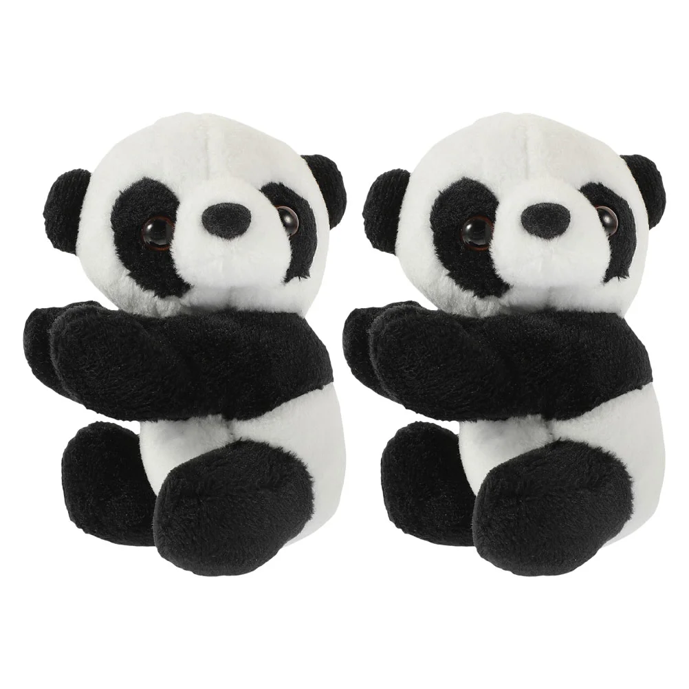 

2 Pcs Office Memo Holder Finger Kids Toy Panda Clip for Photo Mini Picture