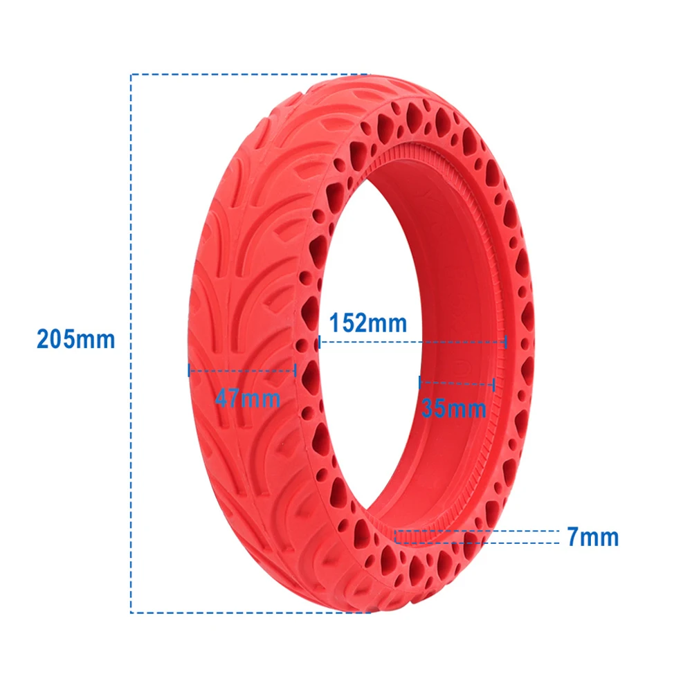 Durable Rubber Solid Tire 8.5 inch tyre Honeycomb Shock Damping Color Tire Electric Scooter For Xiaomi Mijia M365 Pro Pro2 1S