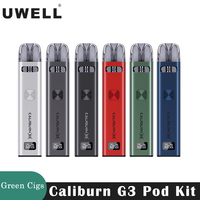 Original Uwell Caliburn G3 Pod Kit Vape 25W 900mAh Battery 2.5ml Cartridge 0.6/0.9ohm G3 Integrated Coil E Cigarette Vaporizer