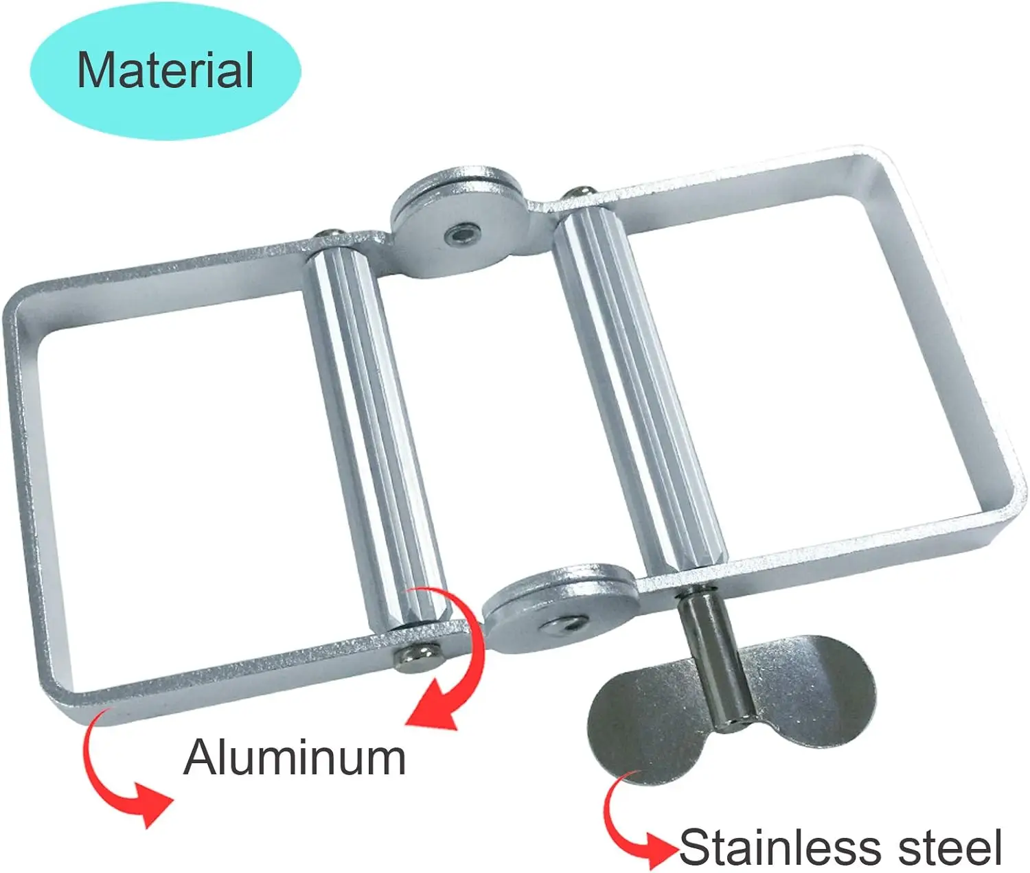 Metal Toothpaste Tube Squeezer Large Multifunctional Tube Wringer Roller Dispenser for Hair Color Dye Paint Tubes Home Tool view 4
