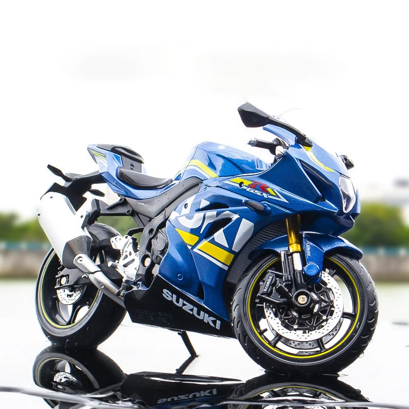 1/12 Suzuki GSX-R1000 Alloy Motorcycle Model Toy Vehicle Collection Autobike Shork-Absorber Off Road Autocycle Toys Car