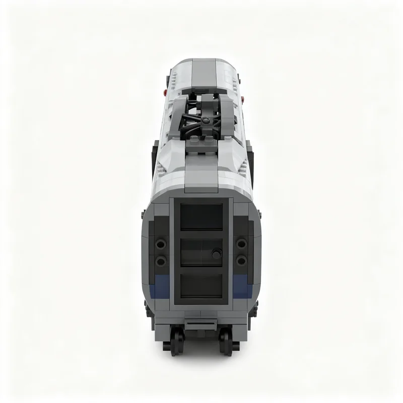 454pcs MOC FFVIII Intercontinental Train City Trains Model Building Blocks Christmas Gifts Architecture Toys Education Brick