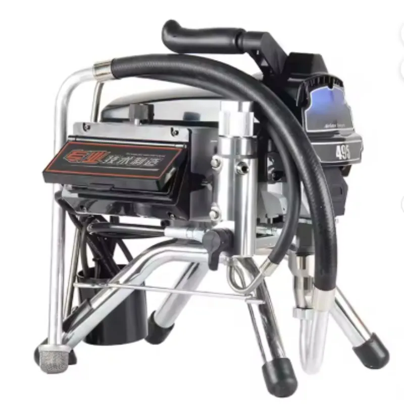 High pressure airless plunger electric sprayer fully automatic latex paint paint small paint spray machine gun