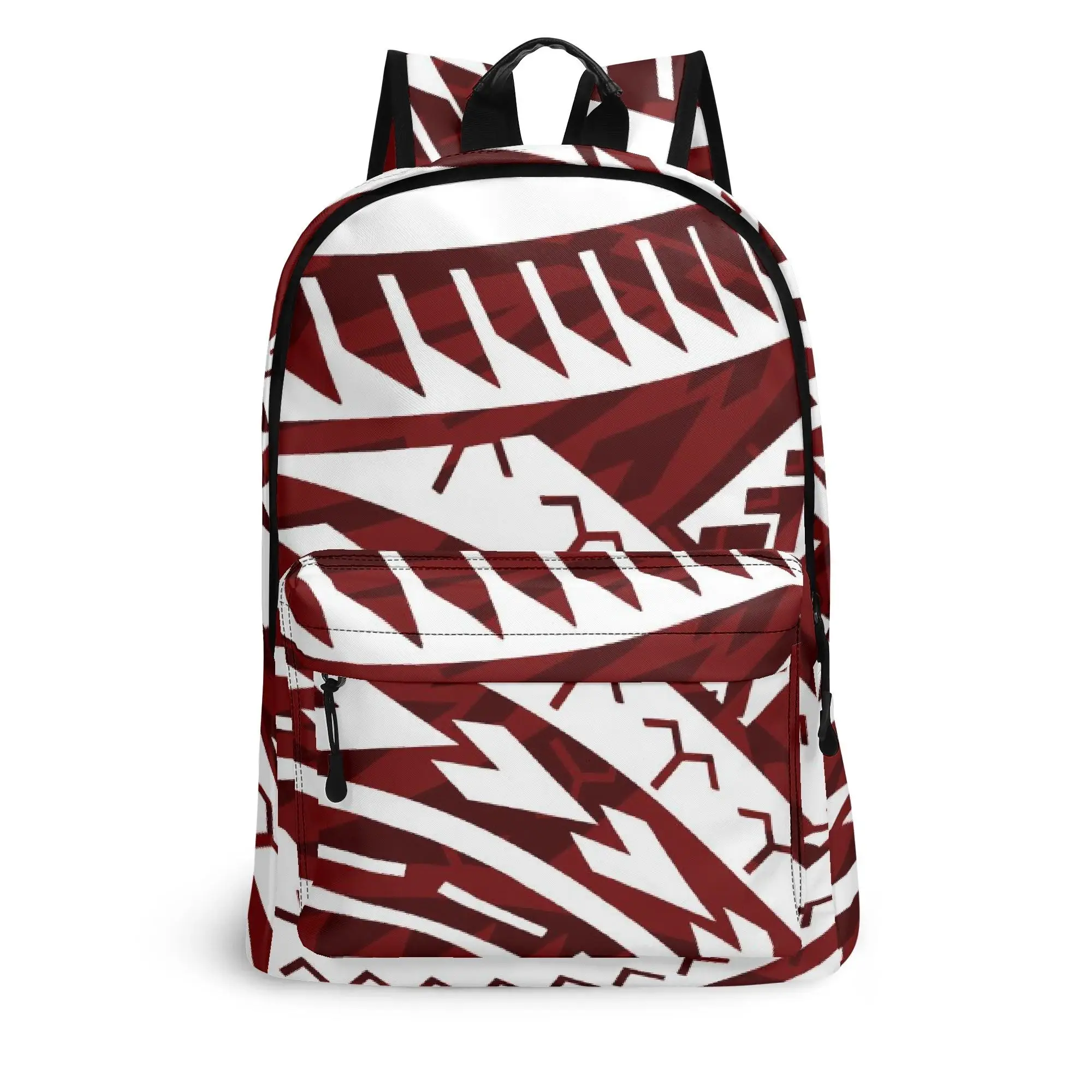 

Large-Capacity Portable Backpacks For Men And Women'S Hiking, Polynesian Zipper Backpacks, Camping, Hiking, Flower Custom Travel