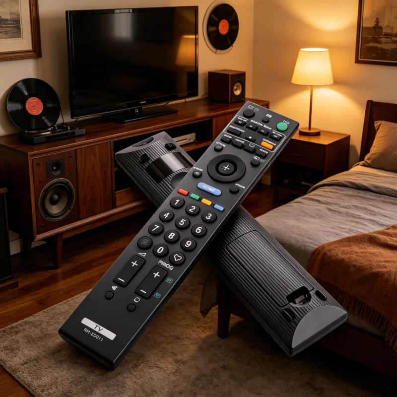 1Pcs New RM‑ED011 Infrared Replacement Remote Control Fit for Sony Bravia TV Compatible RM‑ED009 RM‑ED012 No Programming Needed