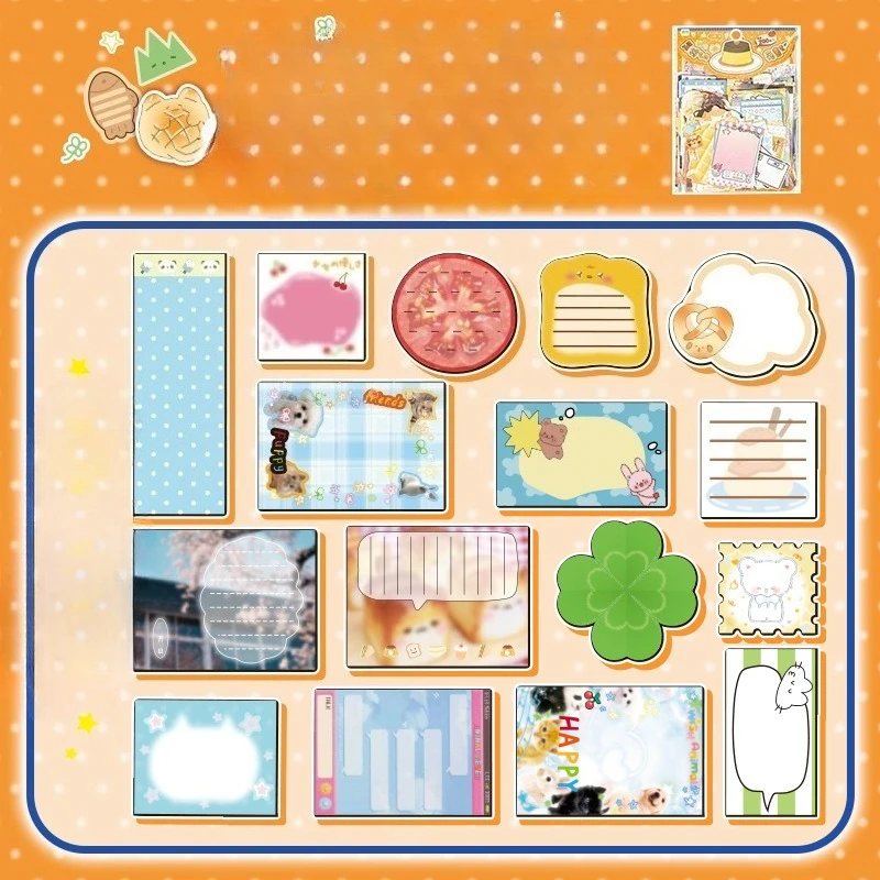 200 Notes Memo Pad  in The Material Package, Mood Graffiti Series, Ancient Morning Style Versatile Hand Account DIY Base Message