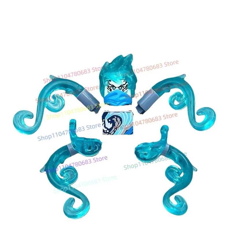 Blocs de construction MOC océan, Mini figurine à assembler, modèle de décoration, Anime TV saison 1, accessoire, jouet décoratif, cadeau et collection