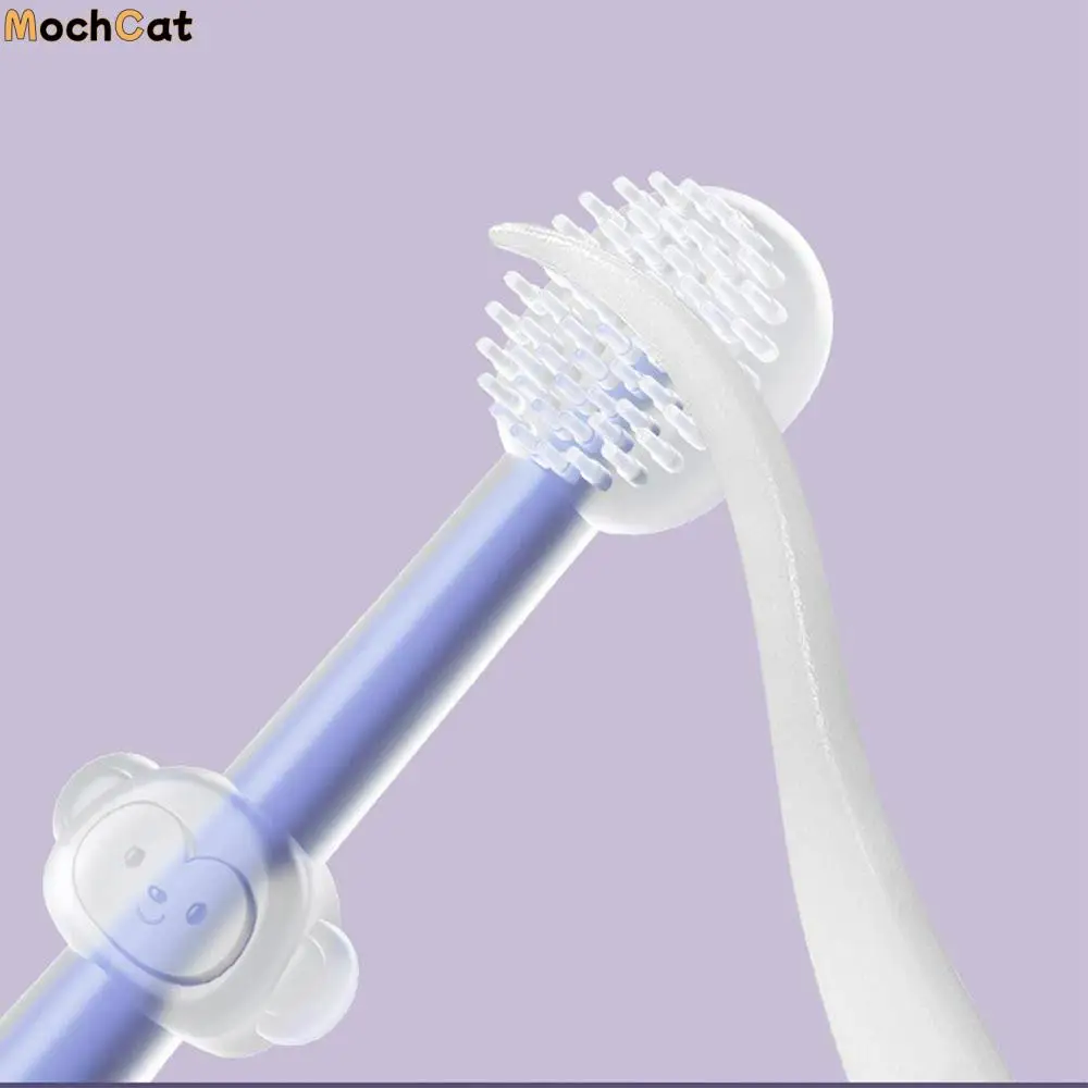 

Soft Baby Oral Cavity Care Massage Toothbrush Teether Gum Toy Infant Toothbrushes Tongue Coating Cleaning Silicone Toothbrush