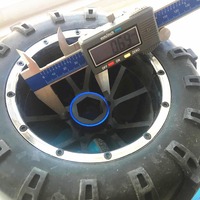 HSP 1/5 Scale Monster Truck Brand New 50017 Rubber Wheels Complete Set High Speed RC Off Road Car Spare Parts Wheel