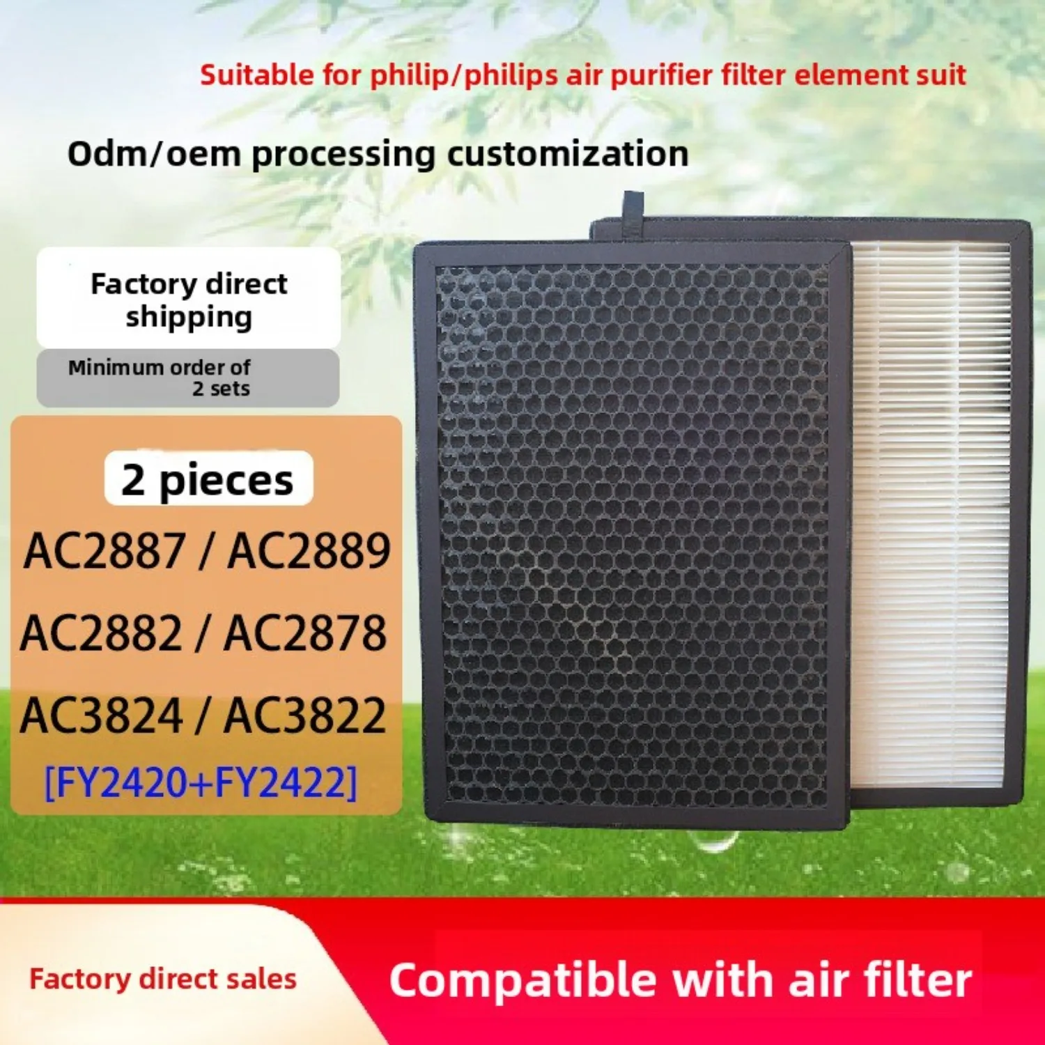 Tops® Filterset Geschikt voor Philips FY2420 & FY2422 – 2000 Tops® Filterset Geschikt voor Philips FY2420 & FY2422 – 2000