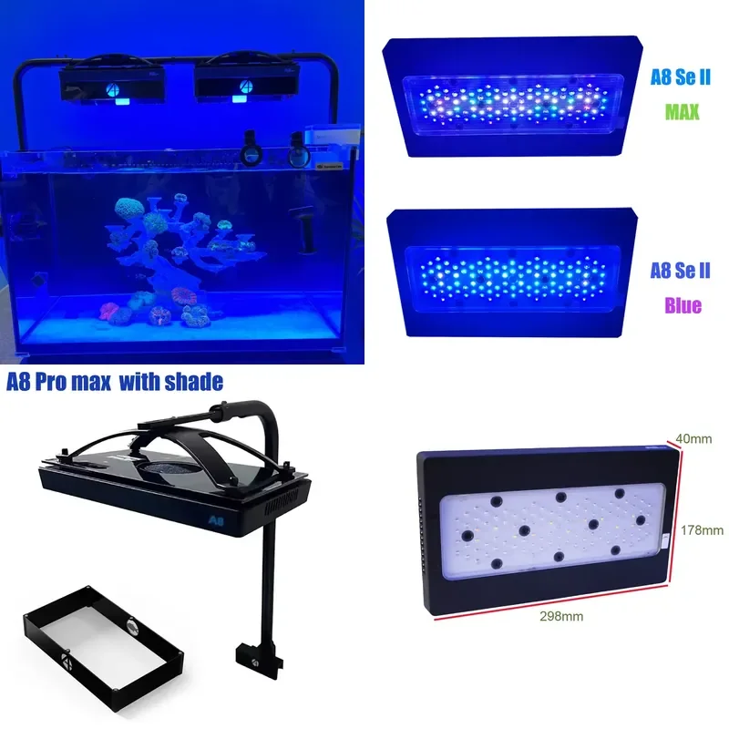 Full Spectrum Marine LED Light  Generation Seawater Coral Reef Fish Tank Light WiFi App