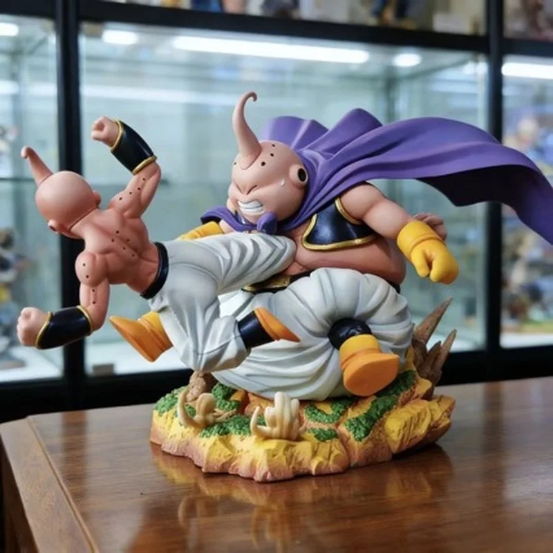 

Dragon Ball Majin Buu Battle Gk Statue Anime Figure Ruined City Scene Collectible Model For Anime Fans Boys Birthday Gift