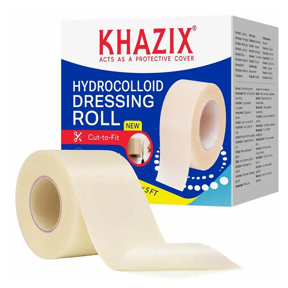1roll Hydrocolloid Pimple Patch Roll, Invisible Acne Spot Cover Tape, Cut Blemish Patch Strip, Waterproof Breathable Skin Care