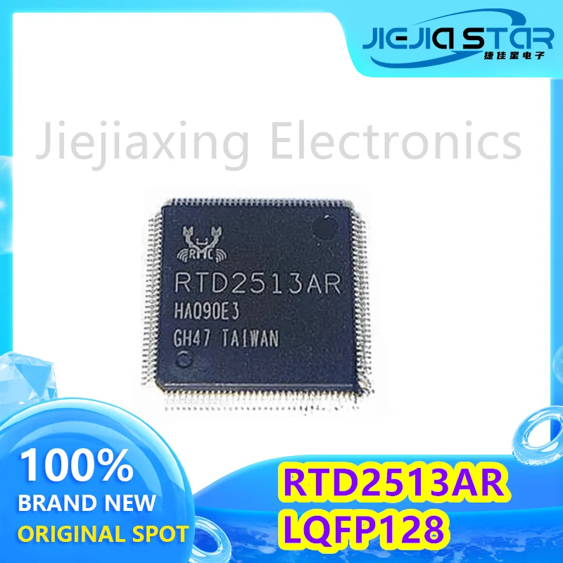 

Оригинальный ЖК-чип IC Electronics, 100% новый бренд, бесплатная доставка, RTD2513AR-CG, RTD2513AR, LQFP-128, 2 шт.